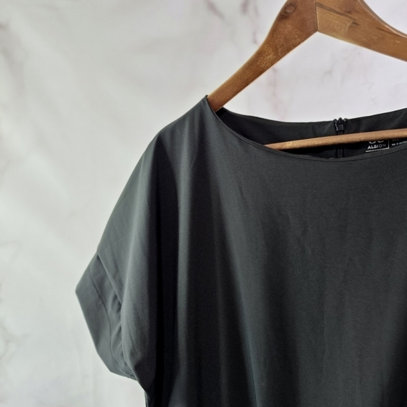 Albion Jumpsuit Women XXL 2X Black Jogger Zip Every Day Jetsetter Short Sleeve - Picture 3 of 15